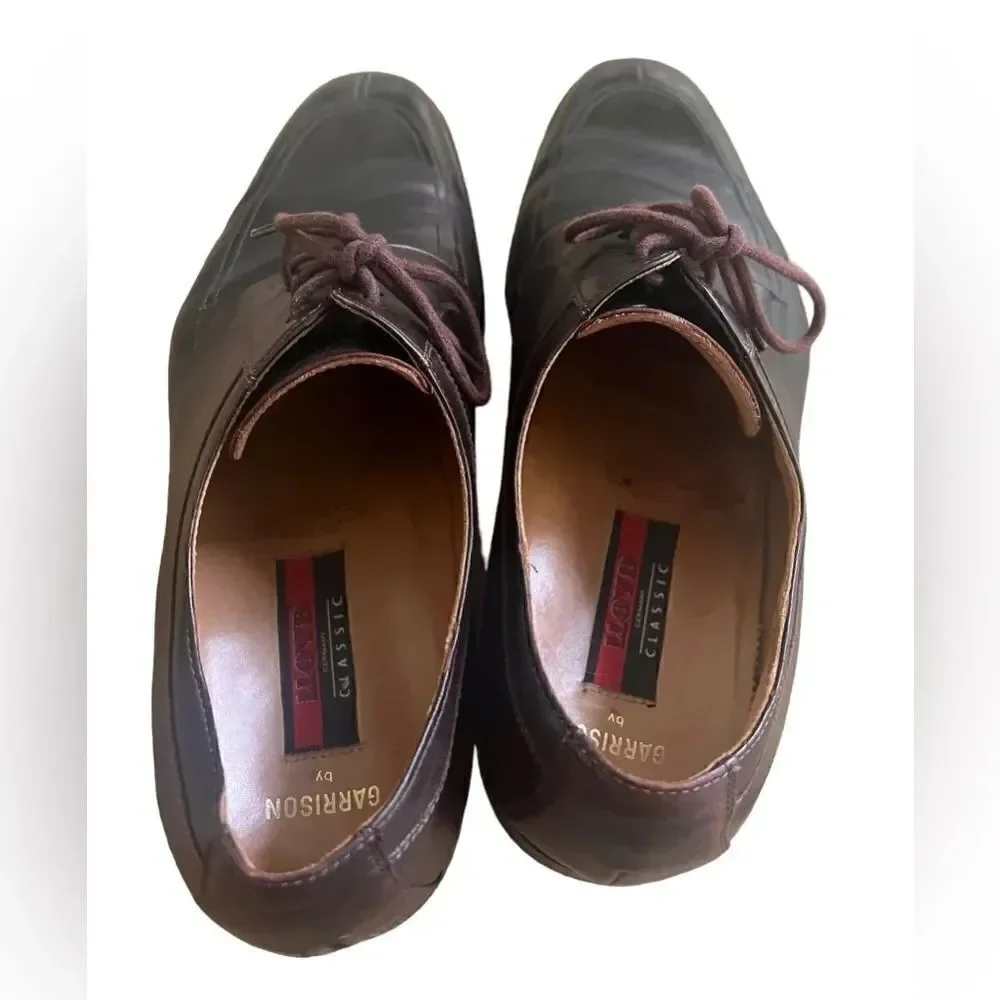 Lloyd Classics Germany Brown Leather Dress Shoes Mens 10